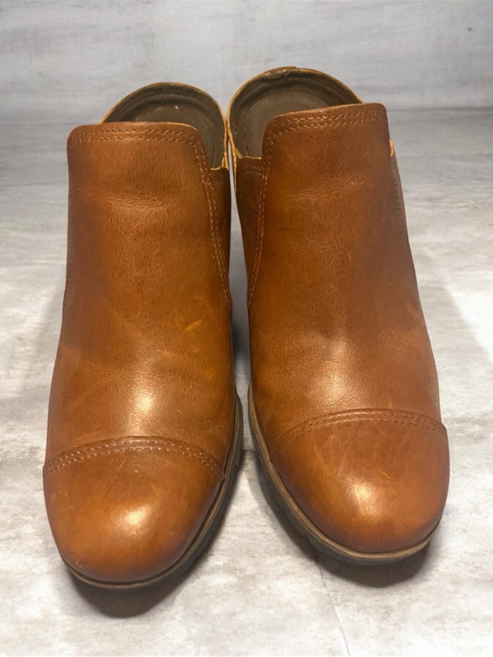 Timberland Women's Brown Leather Mule Clogs